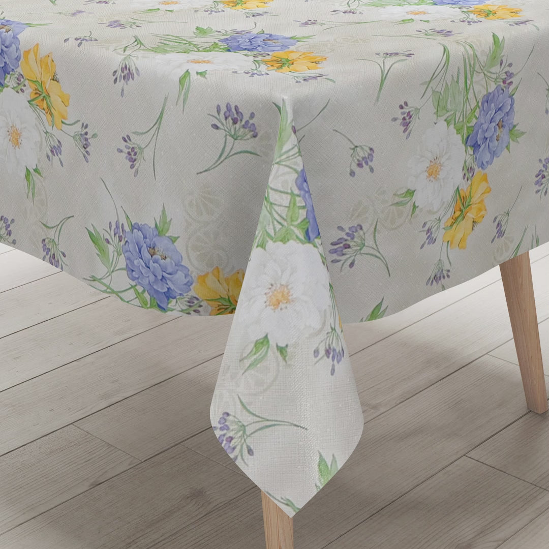 Wachstuch Tischdecke Blumenwiese