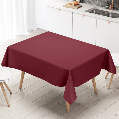 Wachstuch Tischdecke bordeaux weinrot einfarbig unifarben uni209 eckig rund oval