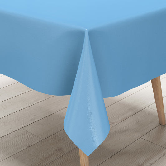 Wachstuch Tischdecke uni 291 einfarbig hellblau eckig rund oval