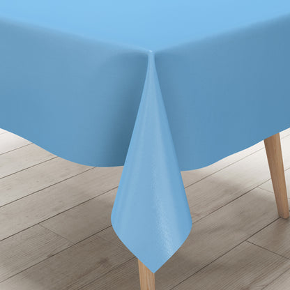Wachstuch Tischdecke hellblau einfarbig unifarben uni291 eckig rund oval