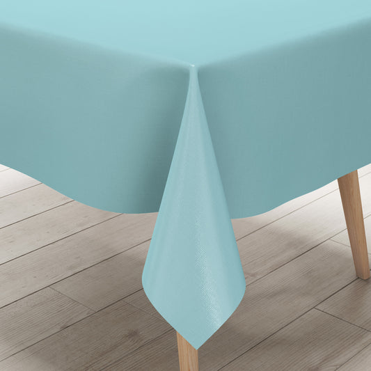 Wachstuch Tischdecke ni hellblau einfarbig pastellblau