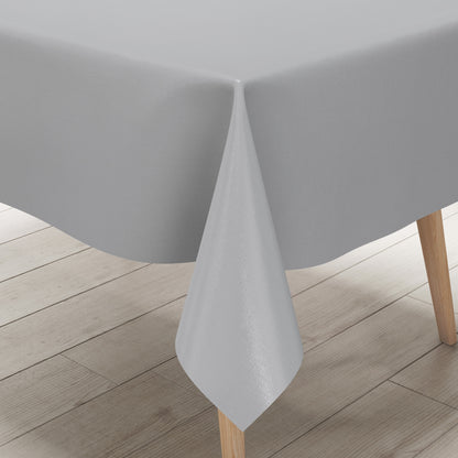 Wachstuch Tischdecke grau einfarbig unifarben uni422 eckig rund oval