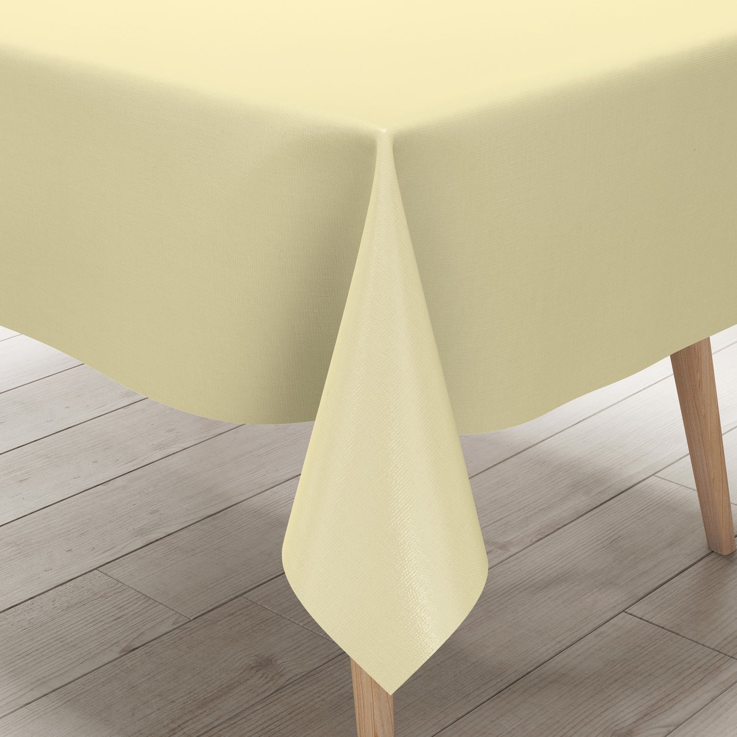 Wachstuch Tischdecke beige einfarbig unifarben uni7 eckig rund oval