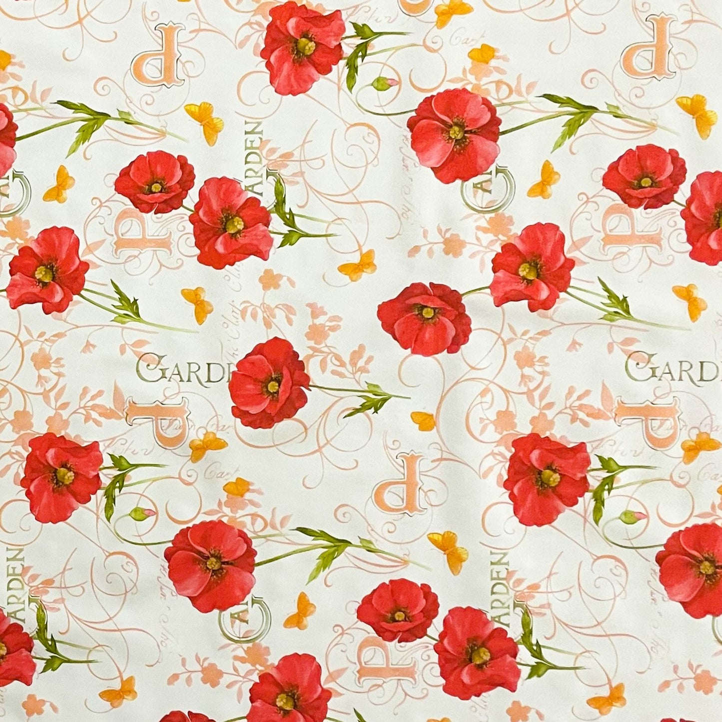 Wachstuch Tischdecke Mohn eckig rund oval Blüten Blumen