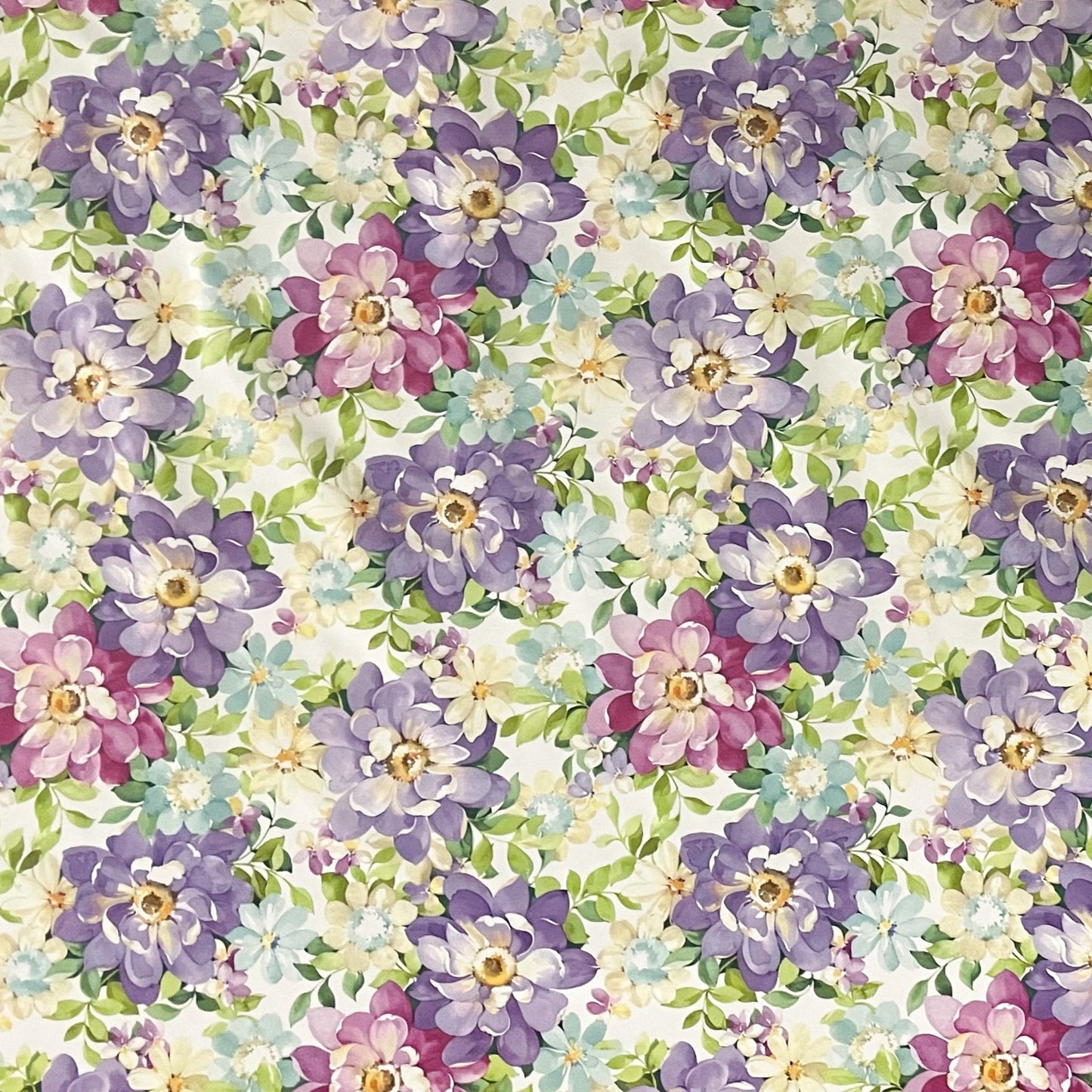 Wachstuch Tischdecke Blumen Blüten