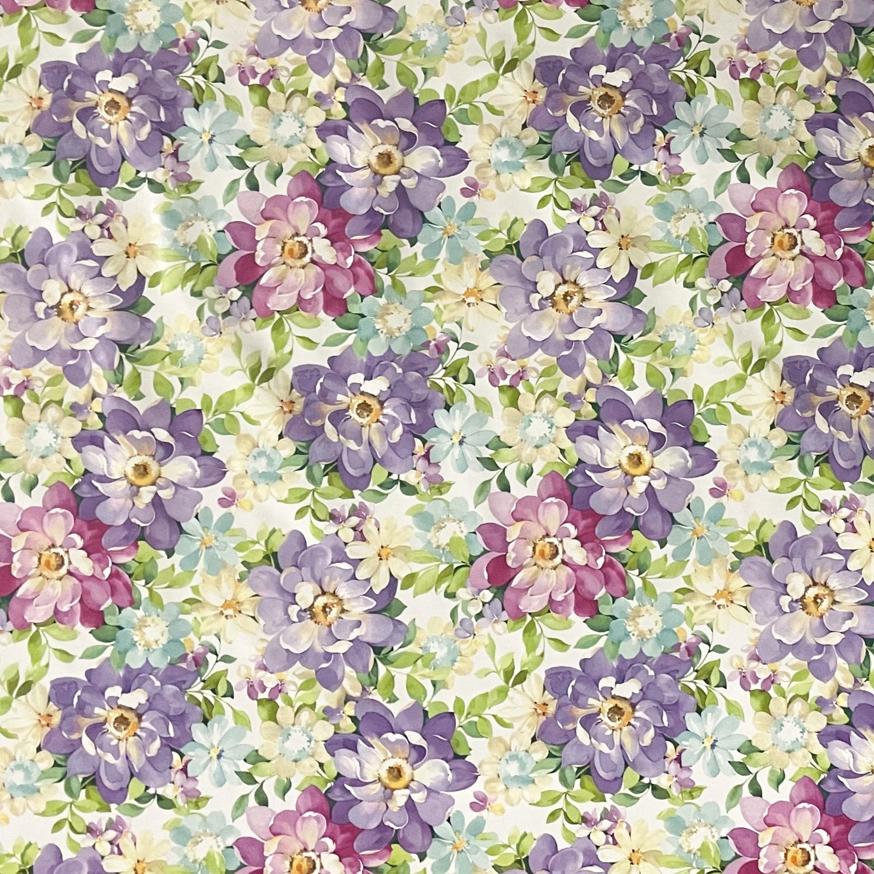 Wachstuch Tischdecke Blumen Blüten