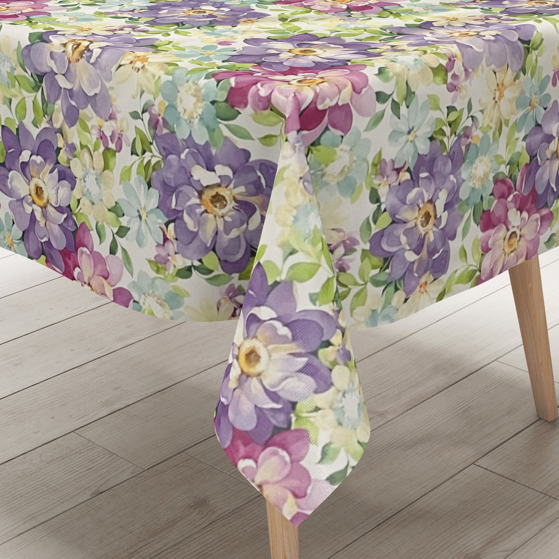Wachstuch Tischdecke Blumen Blüten