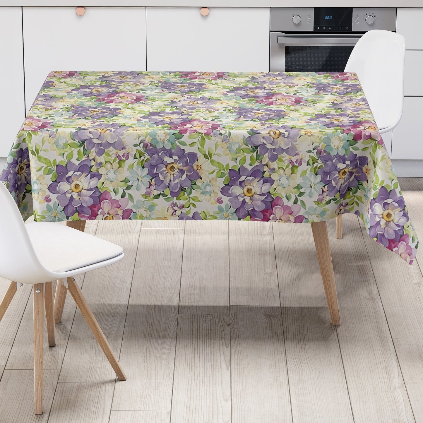 Wachstuch Tischdecke Blumen Blüten