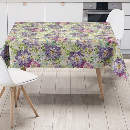 Wachstuch Tischdecke Blumen Blüten