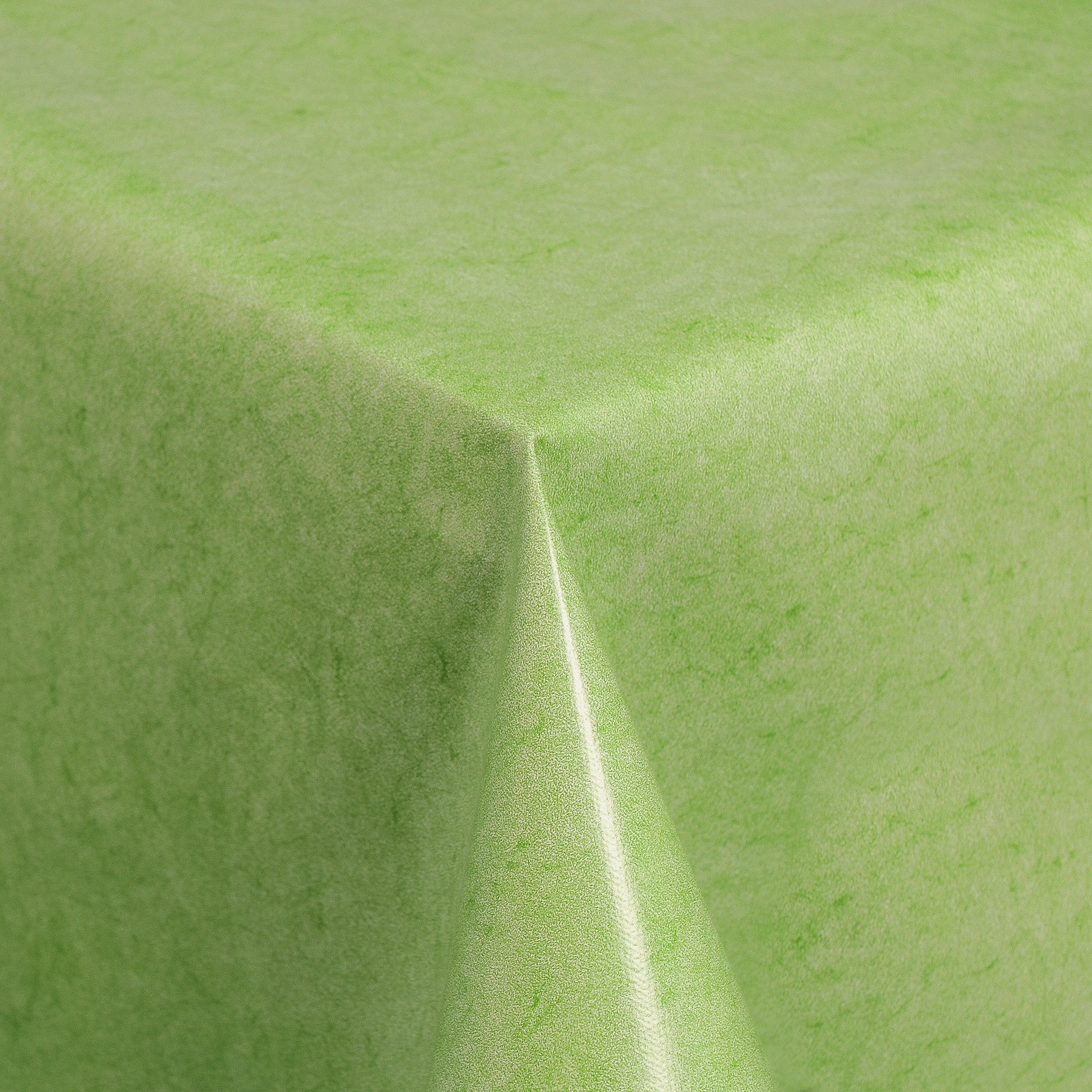 abwaschbare Wachstuch Tischecke marmoriert grün eckig rund oval