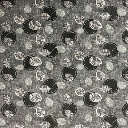 Wachstuch Tischdecke modern Kreise Linien