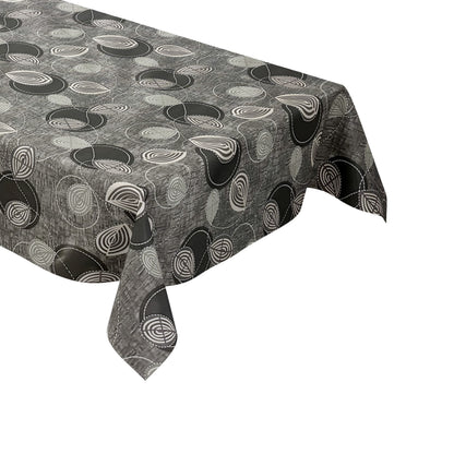 Wachstuch Tischdecke modern Kreise Linien