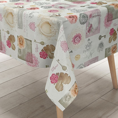 Wachstuch Tischdecke Rosen