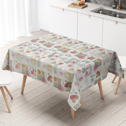 Wachstuch Tischdecke Rosen