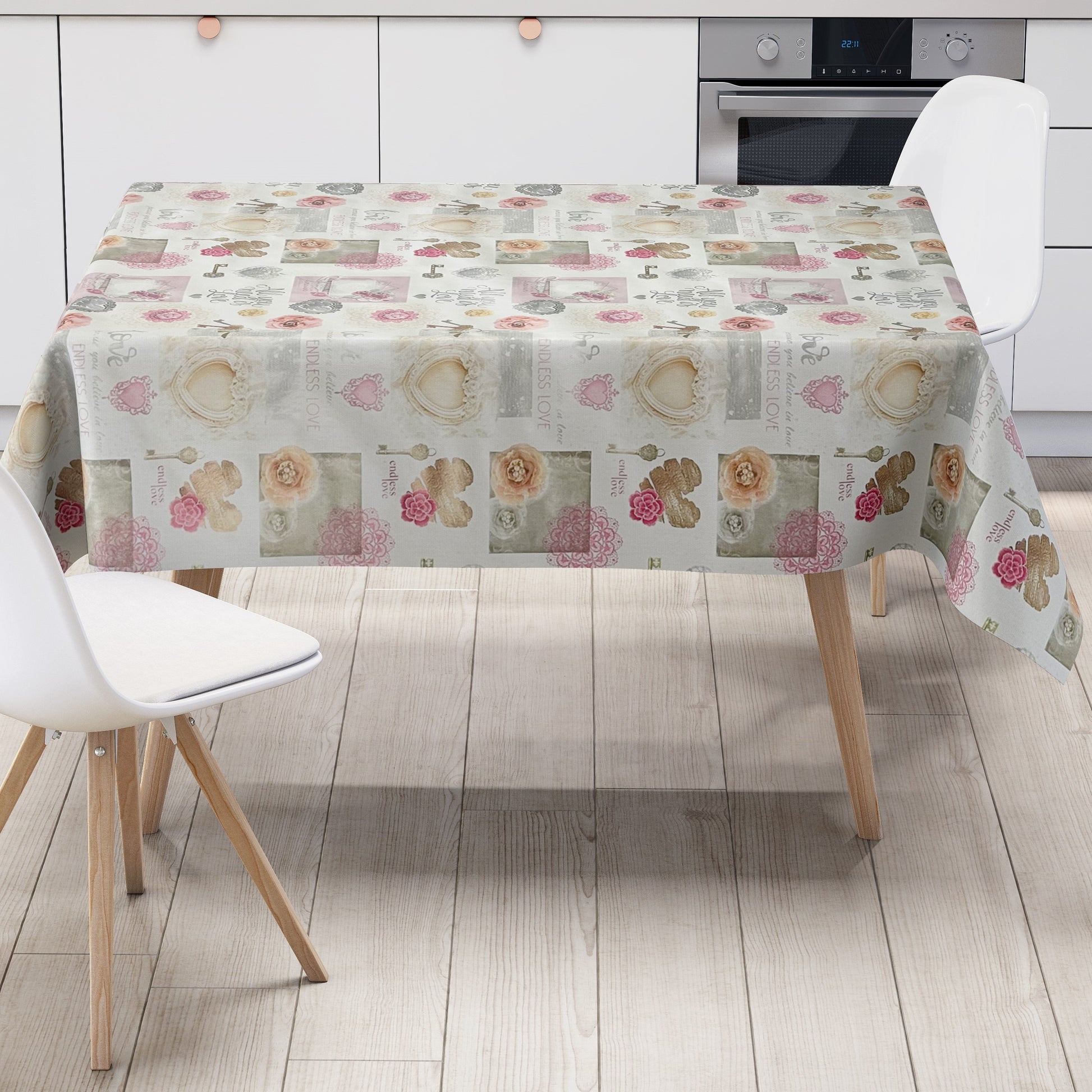 Wachstuch Tischdecke Rosen