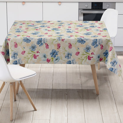 Wachstuch Tischdecke Mohnblumen