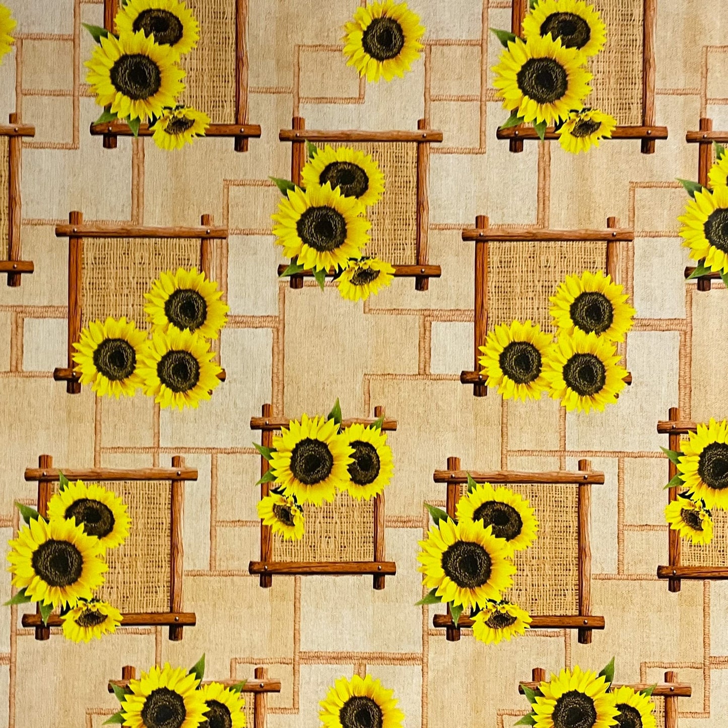 Wachstuch Tischdecke Sonnenblumen