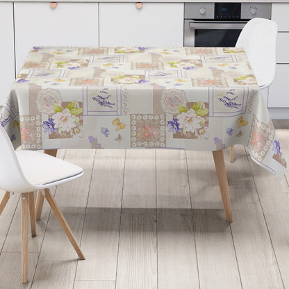 Wachstuch Tischdecke Lavendel