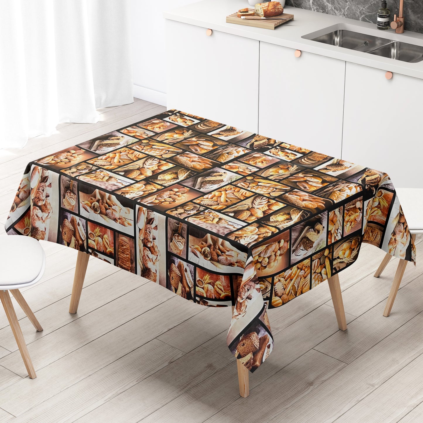 Wachstuch Tischdecke Bäckerei