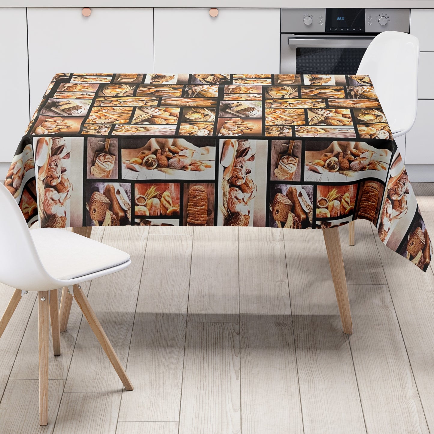 Wachstuch Tischdecke Bäckerei