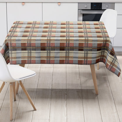 Wachstuch Tischdecke bordeaux kariert