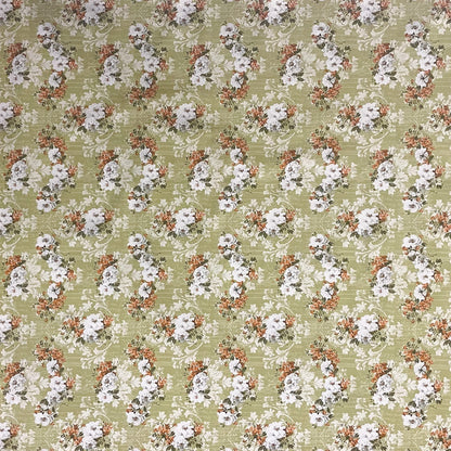 PVC Tischdecke rosen hellgrün Wachstuch