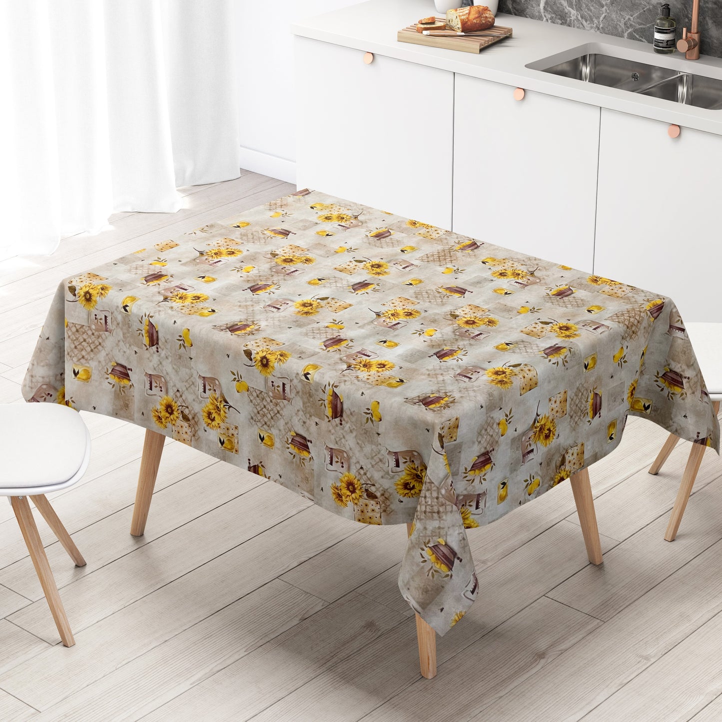 Wachstuch Tischdecke Bürgel Zitronen Küche