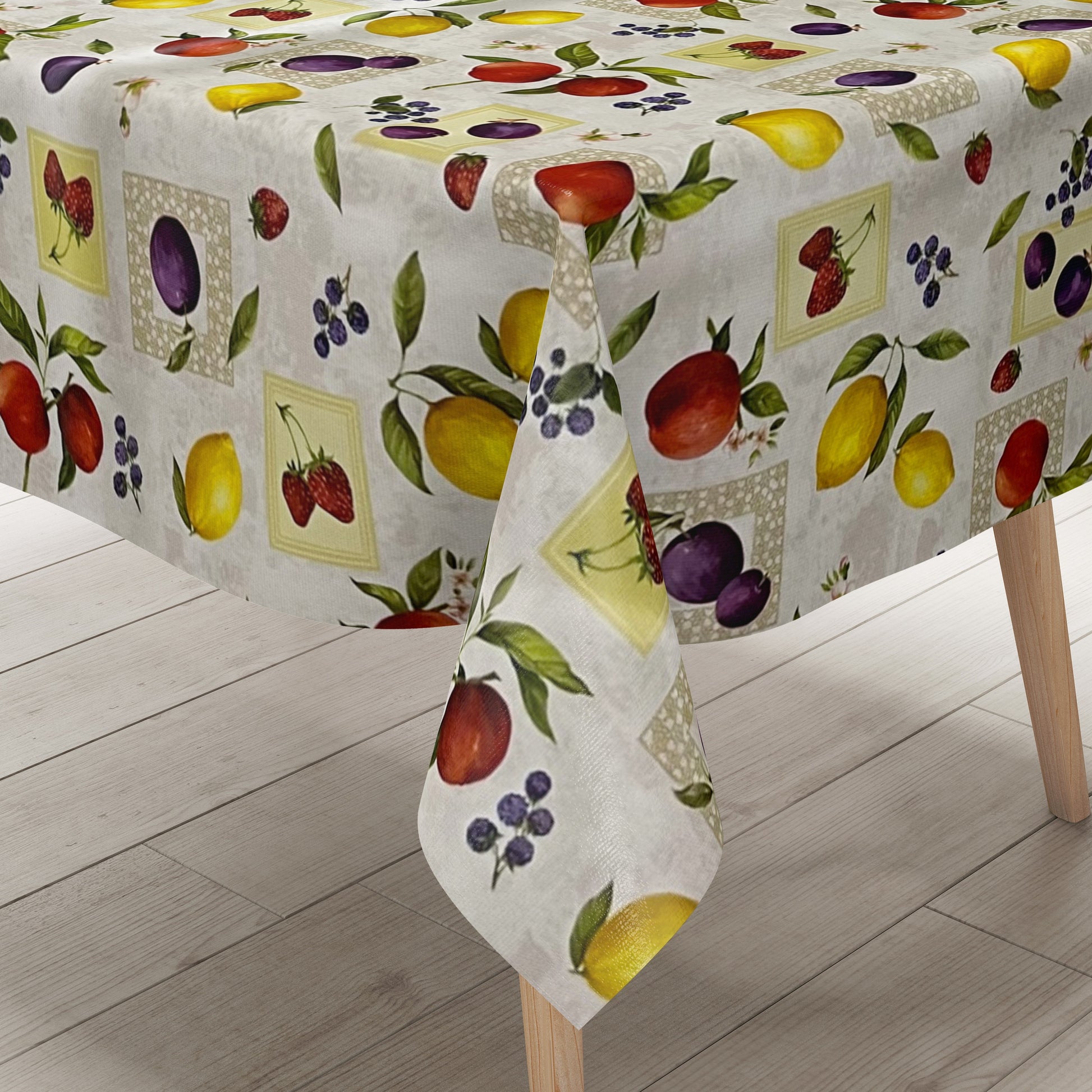 Wachstuch Tischdecke Obst Früchte