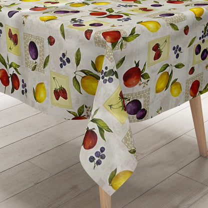 Wachstuch Tischdecke Obst Früchte