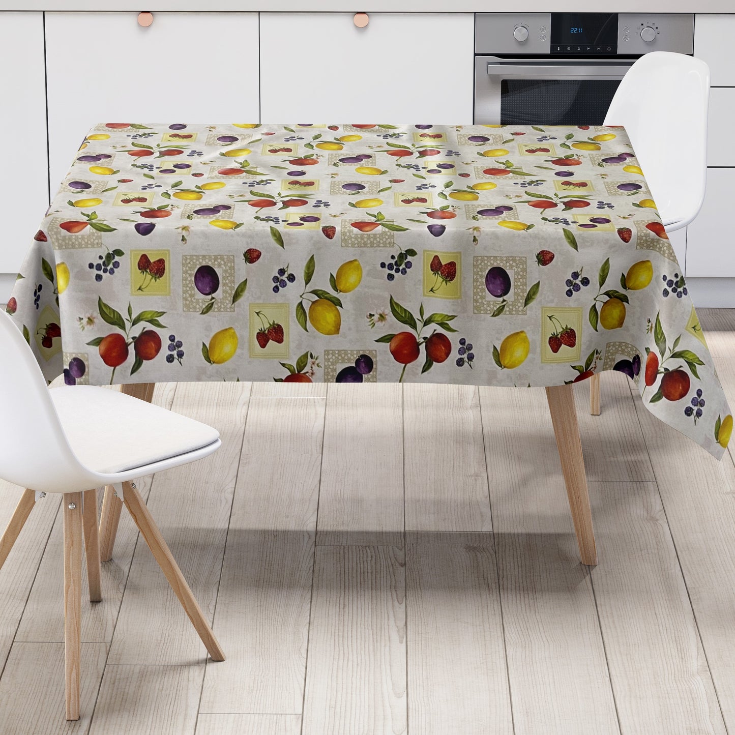 Wachstuch Tischdecke Obst Früchte