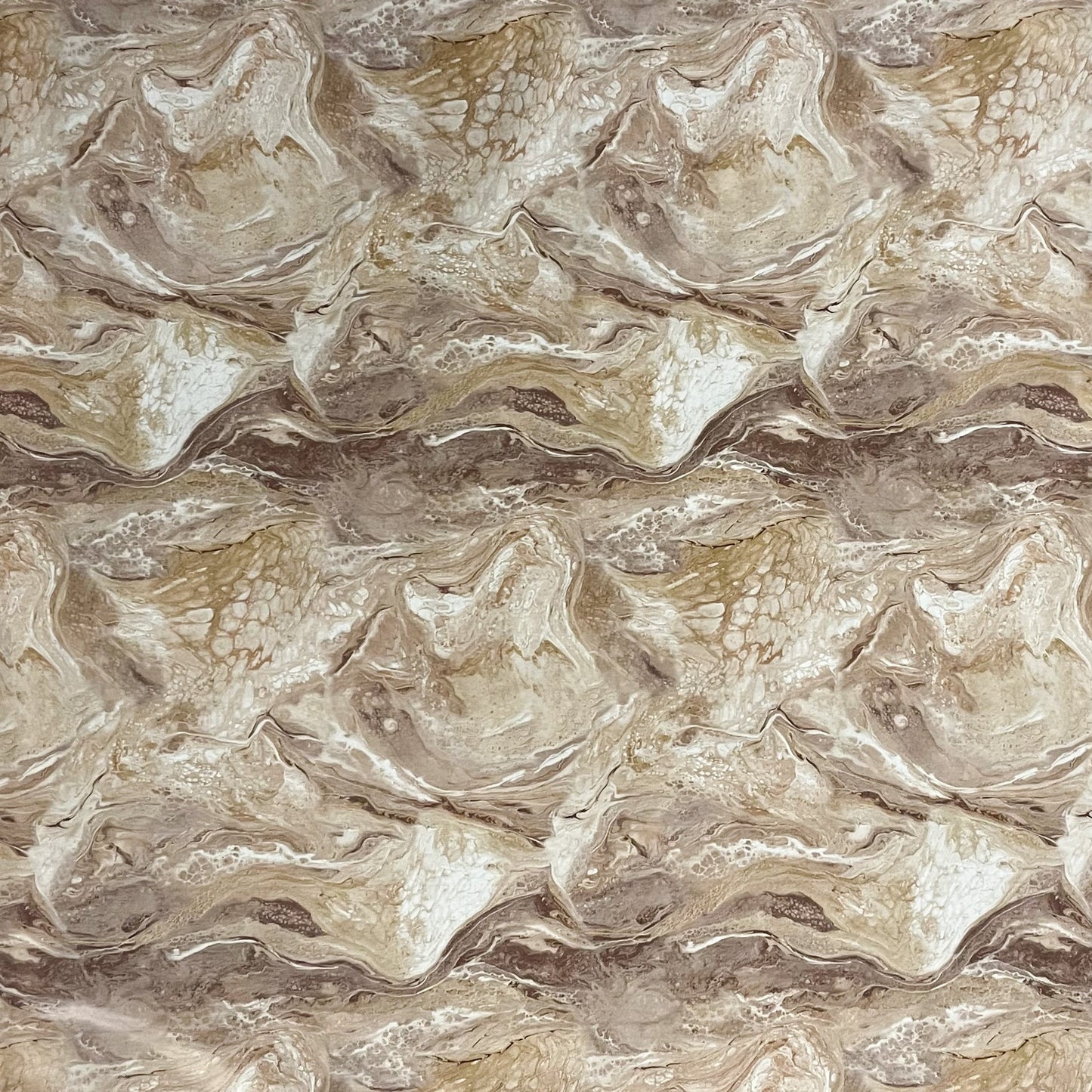Wachstuchdecke marmoriert beige braun
