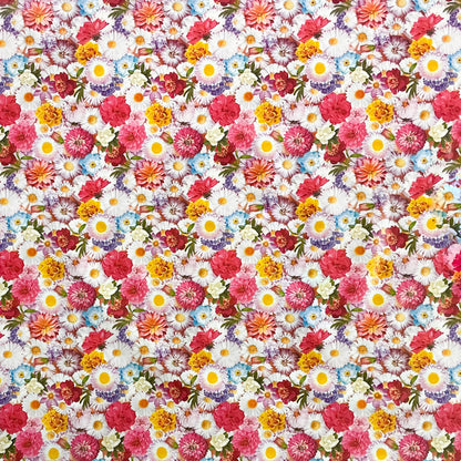 Wachstuchtischdecke Tischdecke Gebera Blumen Blüten