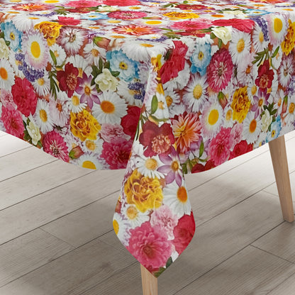 Wachstuchtischdecke Tischdecke Gebera Blumen Blüten