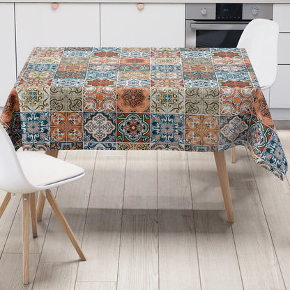 Wachstuch Tischdecke Portugal Mosaik 