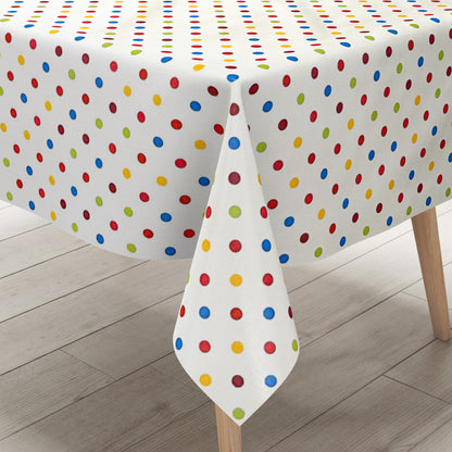Oilcloth tablecloth sold by the meter 01301-00 Easter Easter Bunny Tulips square round oval