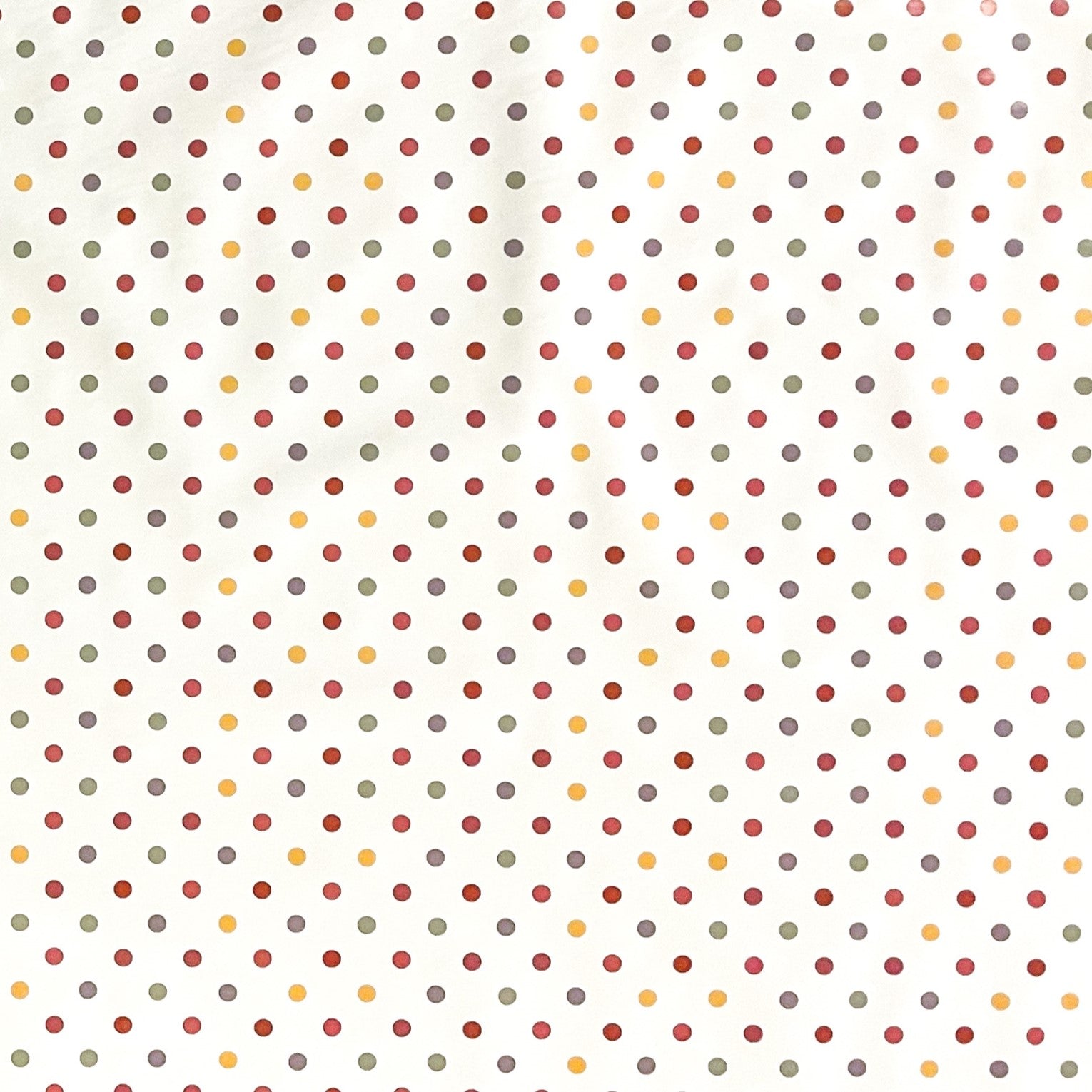Wachstuch Tischdecke bunte Punkte