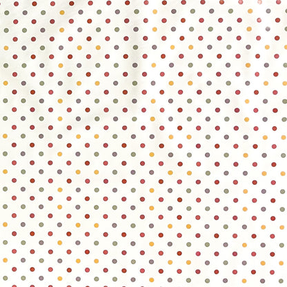 Wachstuch Tischdecke bunte Punkte
