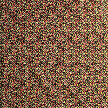 Wachstuch Tischdecke Peperoni schwarz