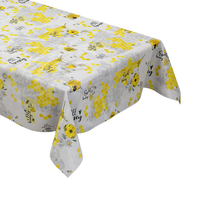 Wachstuch Tischdecke Bienen Honig