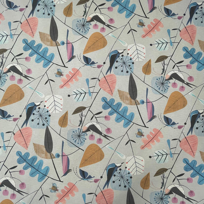 nappe textile jacquard coton enduit WATERHOUSE fleuri coloré angulaire ronde ovale