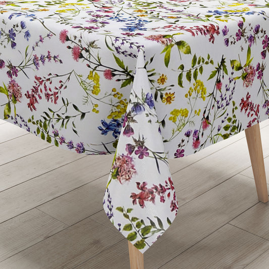 Wachstuch Tischdecke abwaschabr PVC Tischdecke Blumen eckig rund oval