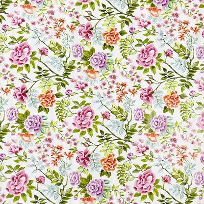 Wachstuch Tischdecke bunte Blumen