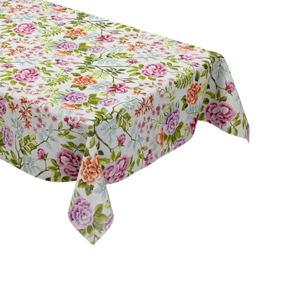 Wachstuch Tischdecke bunte Blumen