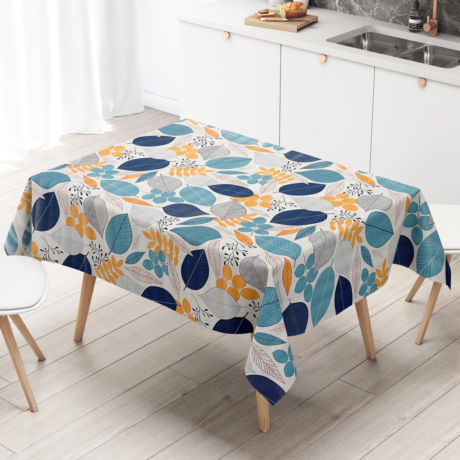 Wachstuch Tischdecke Laub