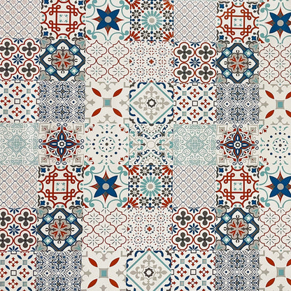 abwaschbare Wachstuch Tischdecke eckig rund oval kaufen Fliesen Mosaik wachstuchshop24