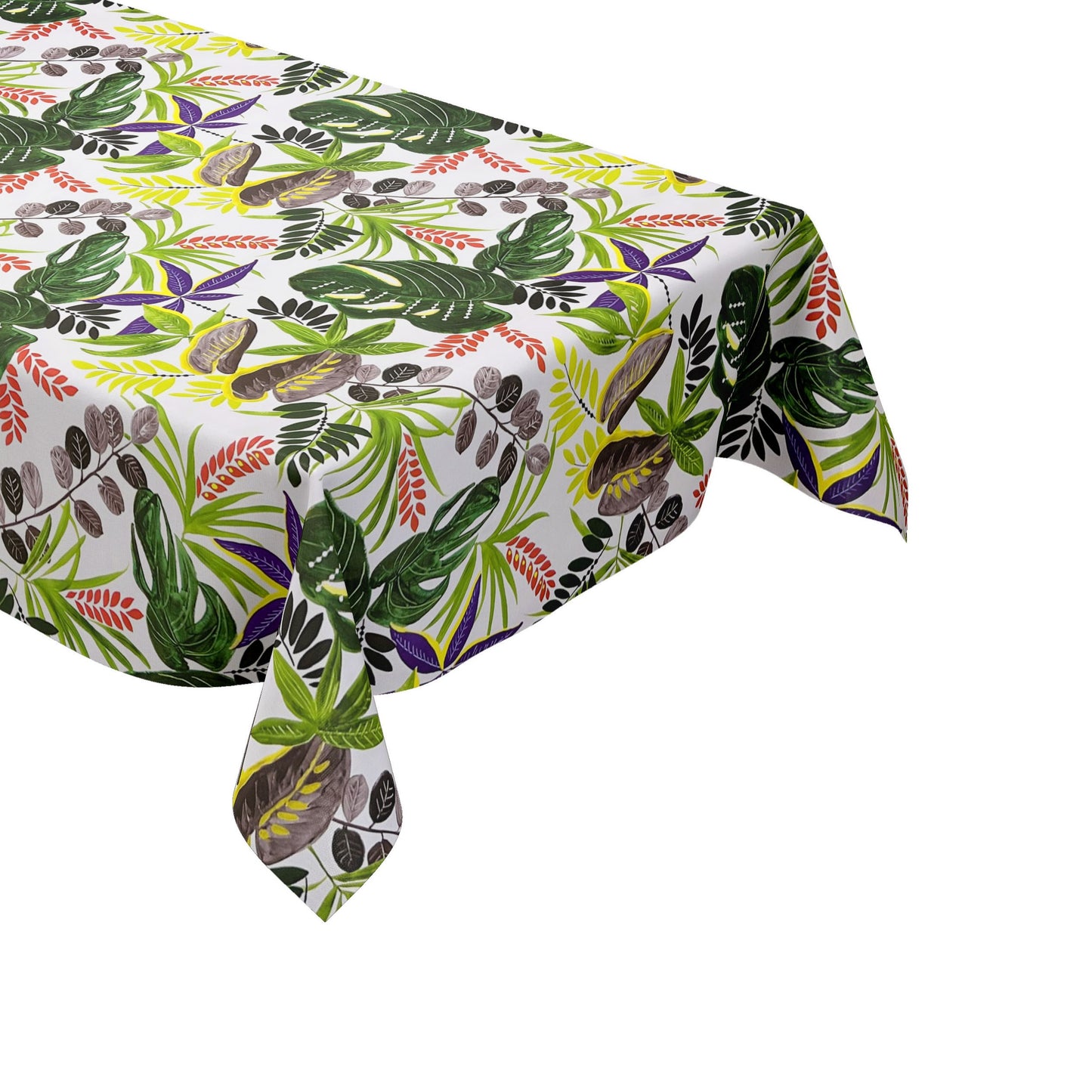 Wachstuch Tischdecke B5028-01 Dschungel Monstera Palmen eckig rund oval