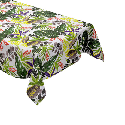 Wachstuch Tischdecke B5028-01 Dschungel Monstera Palmen eckig rund oval