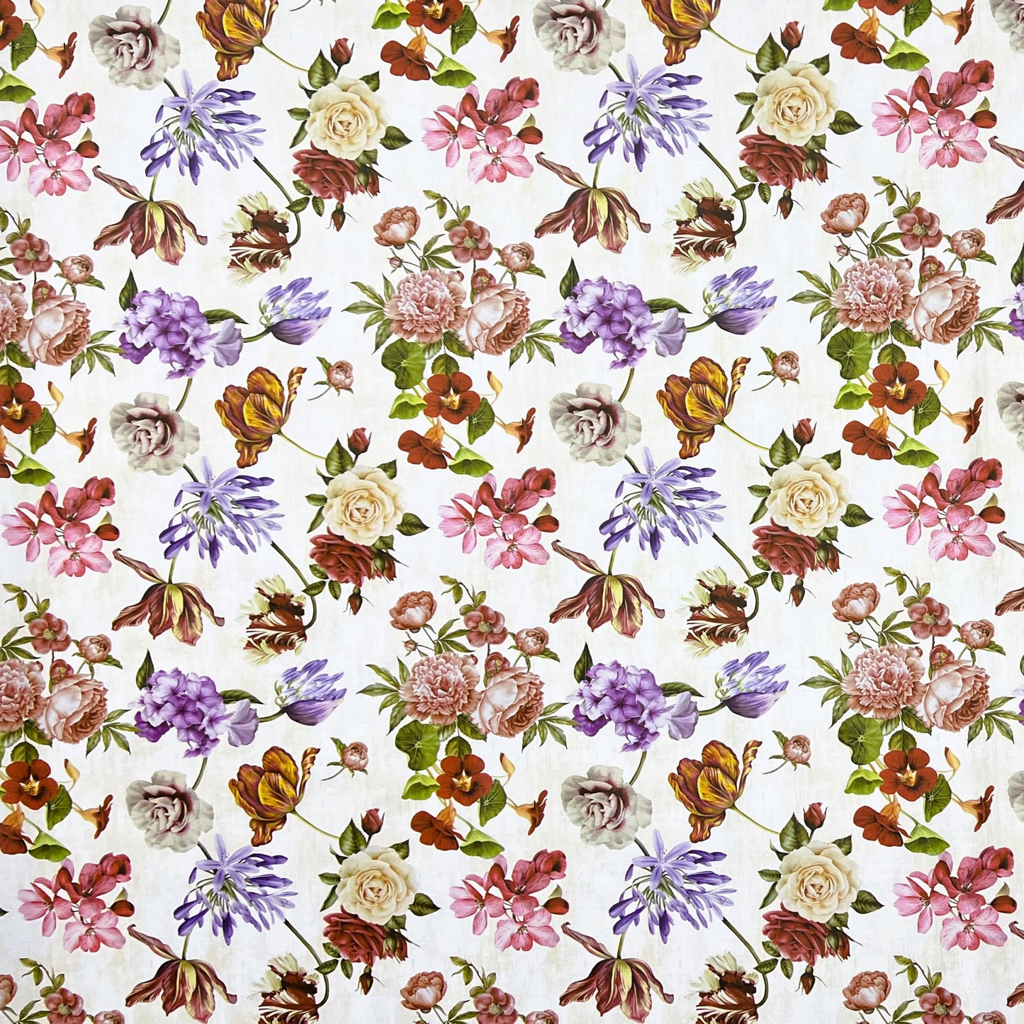 abwaschbare Wachstuch Tischdecke eckig rund oval kaufen kevkus rosen blumen blüten wiese 