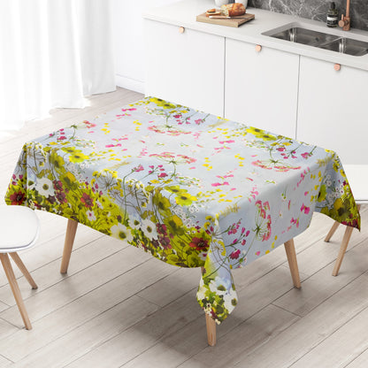 Wachstuch Tischdecke Blumenwiese