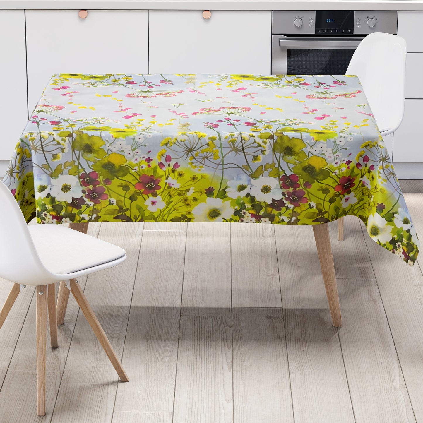 Wachstuch Tischdecke Blumenwiese